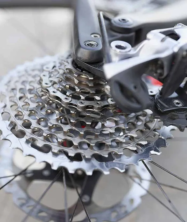 Cassette trasero de bicicleta